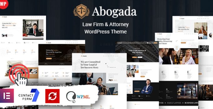 Abogada – Law Firm & Attorney WordPress Theme
