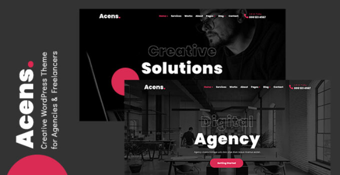 Acens – Creative Agencies WordPress Theme