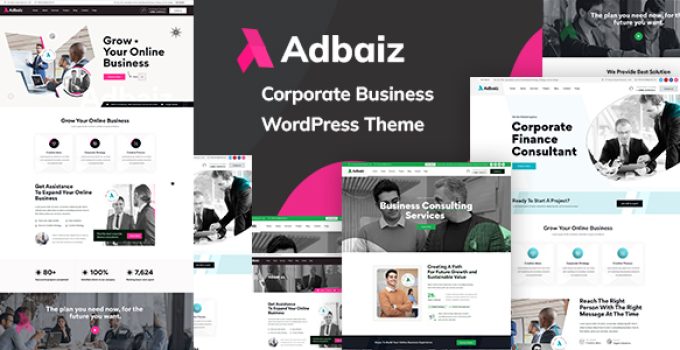 Adbaiz – Corporate Business WordPress Theme