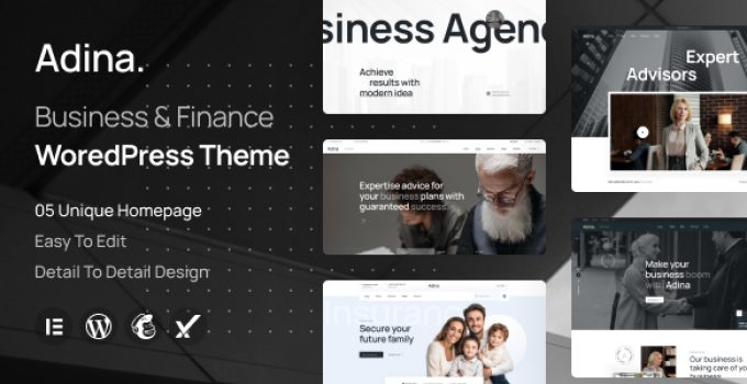 Adina – Business & Finance WordPress Theme