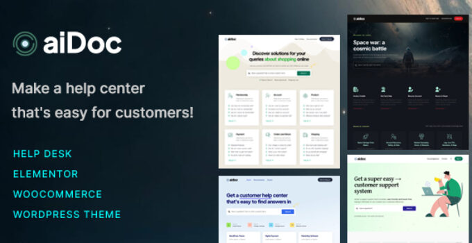 aidoc – WordPress Theme for Documentation, Knowledge Base & Beyond