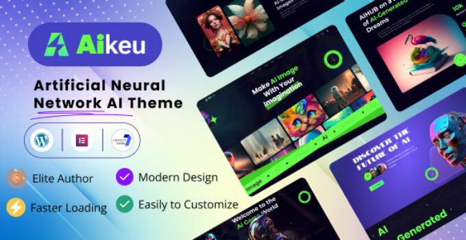 Aikeu – Artificial Neural Network AI WordPress Theme Template