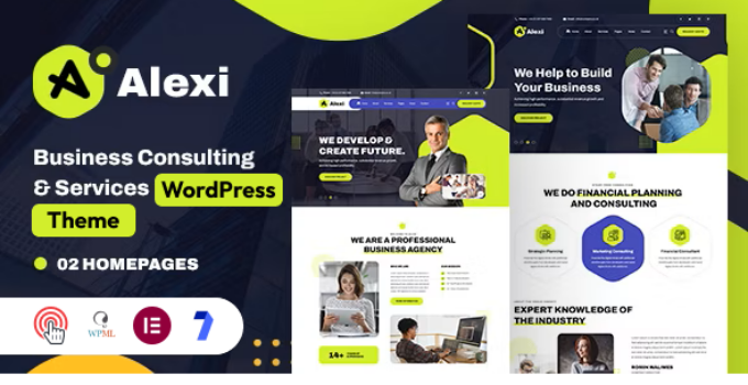 Alexi – Business Consulting & Services Multipurpose WordPress Theme