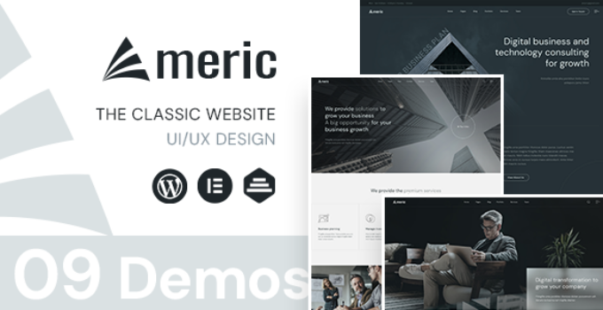 Americ – Corporate Business WordPress Theme