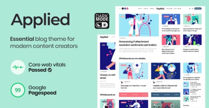 Applied – Essential Blog theme for Modern Content Creators