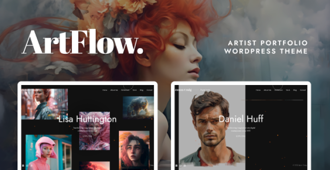 ArtFlow – Artist, Painter Portfolio