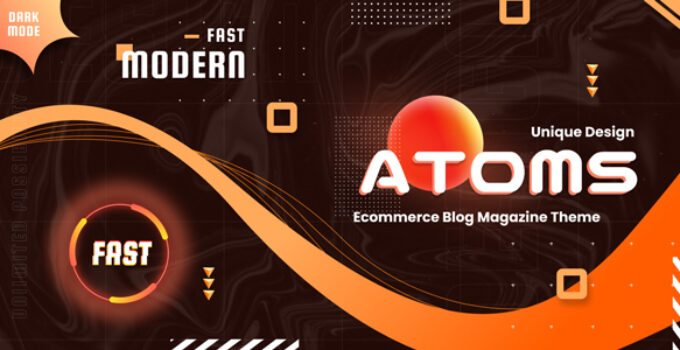 Atoms – Ecommerce Magazine WordPress Theme