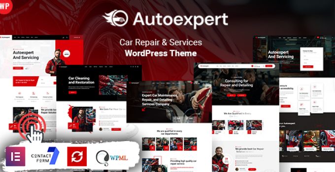 Autoexpert – Car Repair & Services WordPress Theme