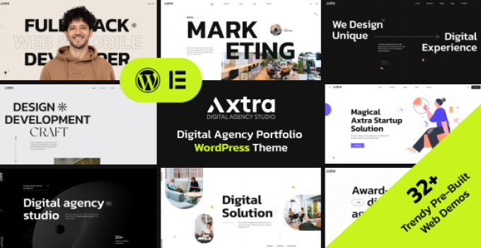 Axtra | Digital Agency Creative Portfolio Theme