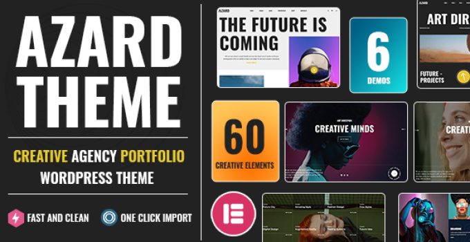 Azard – Creative Agency and Portfolio Theme