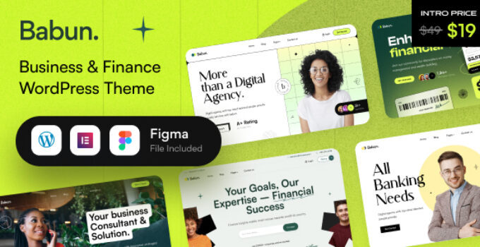 Babun – Business & Finance Responsive WordPress Theme