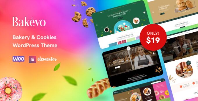Bakevo – Bakery & Cookies WordPress Theme