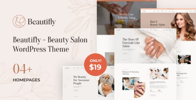 Beautifly – Beauty Salon WordPress Theme