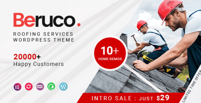 Beruco – Roofing Services WordPress Theme