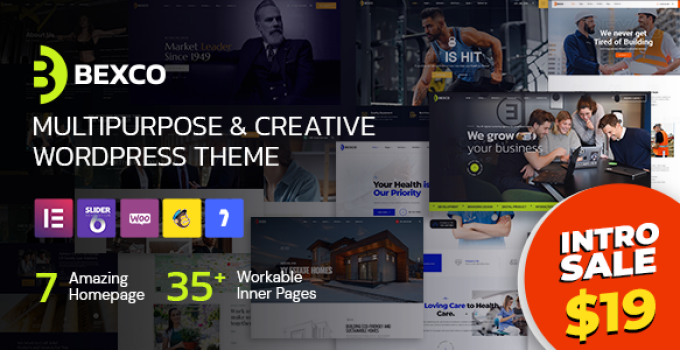 Bexco – Creative Multipurpose WordPress Theme