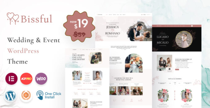 Bissful – Wedding & Event WordPress Theme