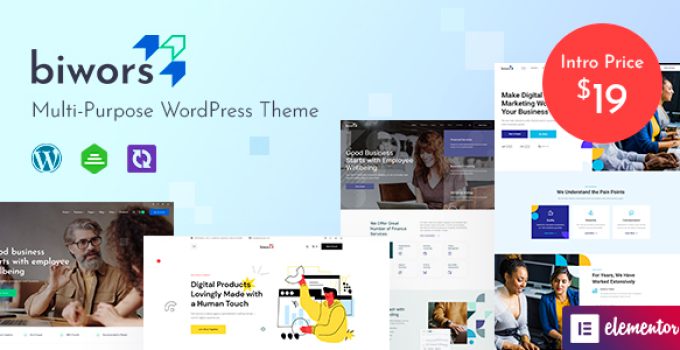 Biwors – Modern & Multipurpose WordPress Theme