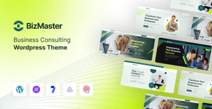 BizMaster – Business Consulting WordPress Theme