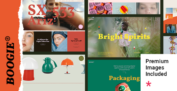 Boogie – Design Agency and Portfolio Theme