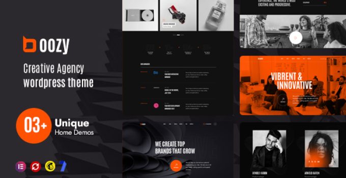 Boozy – Creative Agency WordPress Theme