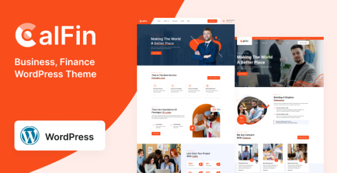 Calfin – Business Finance WordPress Theme