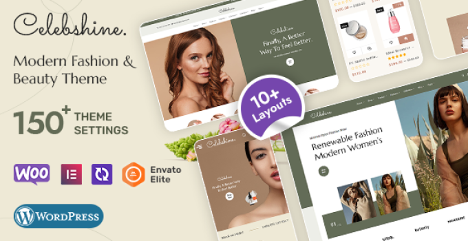 Celebshine – WooCommerce Theme for Fashion & Cosmetics
