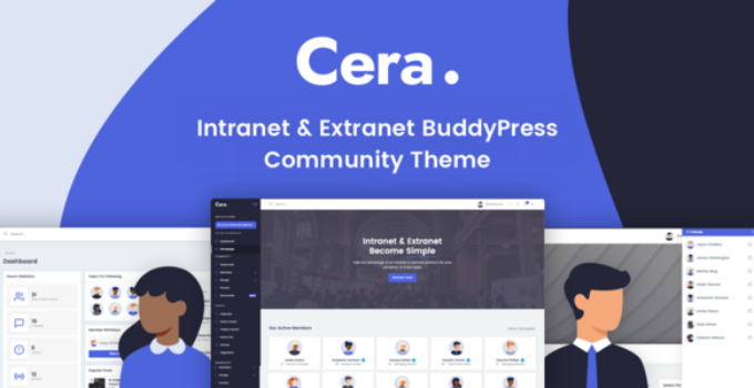 Cera – Intranet Document Sharing, Community Knowledge Base & E-learning Theme