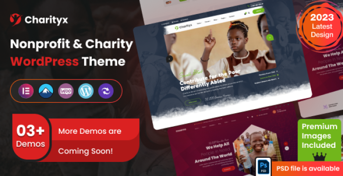 Charityx – Charity & Nonprofit WordPress Theme