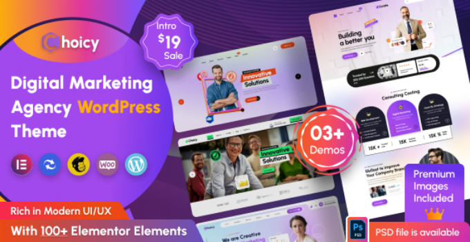 Choicy – Digital Marketing Agency WordPress Theme