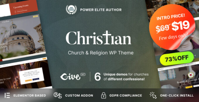Christian – Church WordPress Theme
