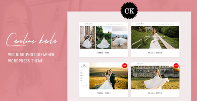 Ckarla – Wedding Photography WordPress Theme