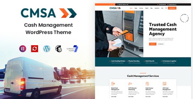 CMSA – Cash Management WordPress Theme