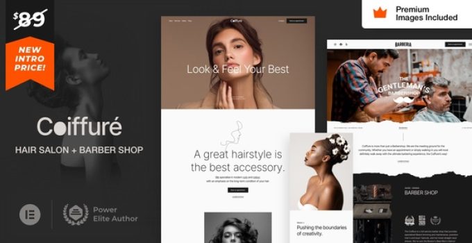 Coiffure – Hair Salon & Barber WordPress Theme