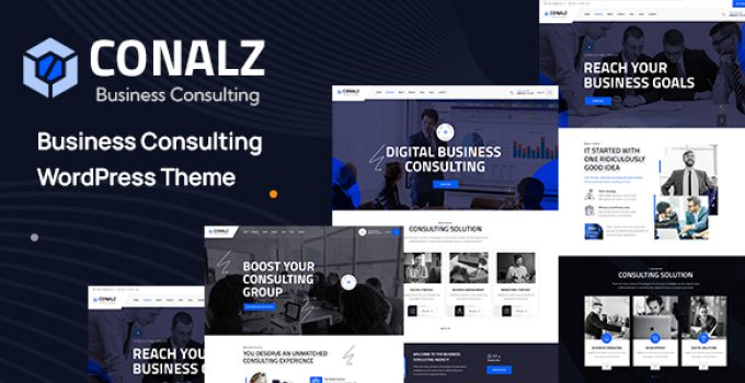 Conalz – Business Consulting WordPress Theme