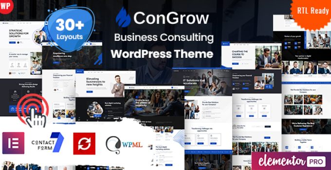 Congrow – Business Consulting WordPress Theme