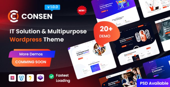Consen – IT Solution & Multi-Purpose WordPress Theme