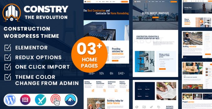 Constry – Construction WordPress Theme