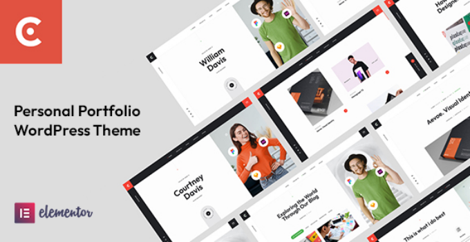 Courtney – Personal Portfolio WordPress Theme
