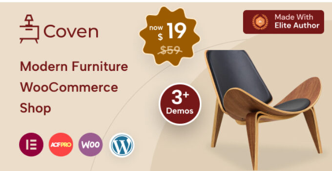 Coven – Furniture Store WordPress Theme