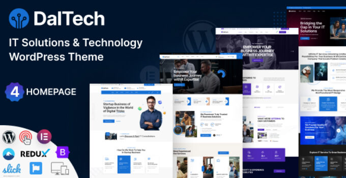 Daltech – IT Solutions & Technology WordPress Theme