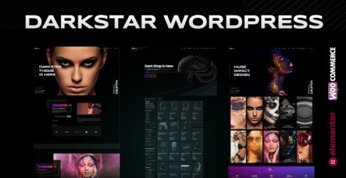 DarkStar – Dark Multipurpose WooCommerce Elementor WordPress Theme