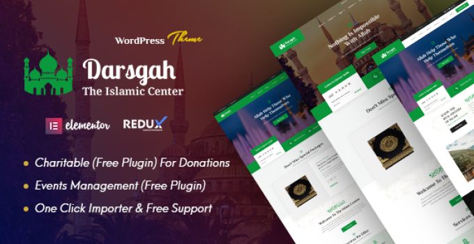 Darsgah – Islamic Institute & Mosque WordPress Theme