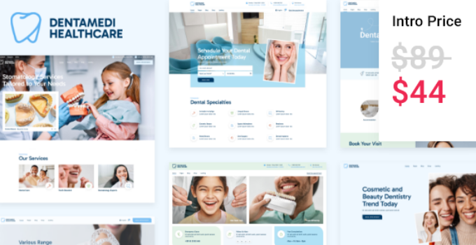 DentaMedi – Dentist & Dental Clinic WordPress Theme