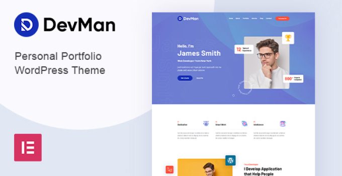 Devman – Personal Portfolio WordPress Theme
