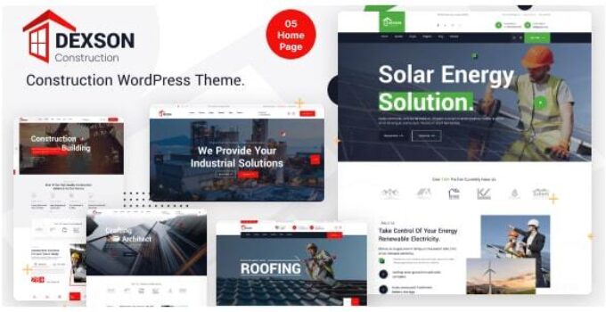 Dexson – Construction WordPress Theme