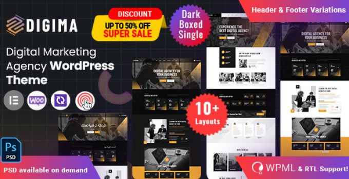 Digima – Digital Marketing Agency WordPress