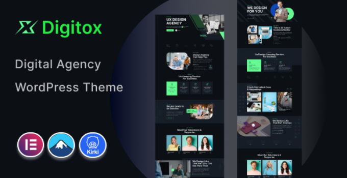 Digitox – Digital Agency WordPress Theme