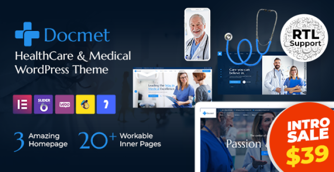 Docmet – HealthCare and Medical WordPress Theme