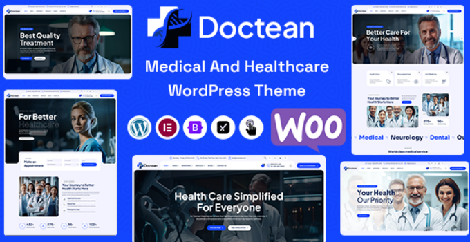 Doctean – Medical And Healthcare WordPress Theme