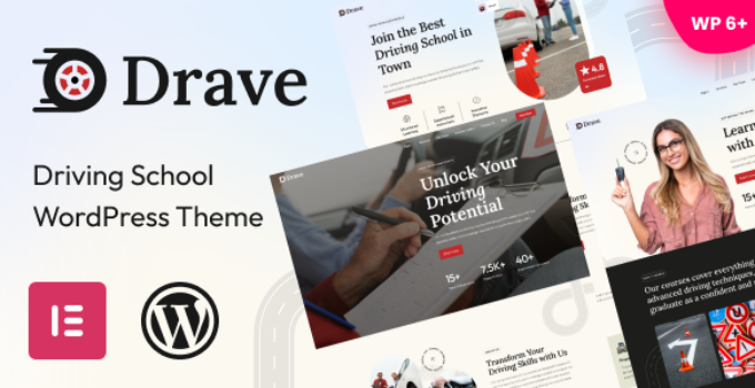 Drave – Driving School WordPress Theme